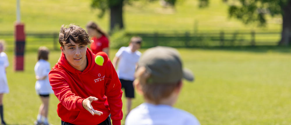 Sport Students Delivering PE Lesson