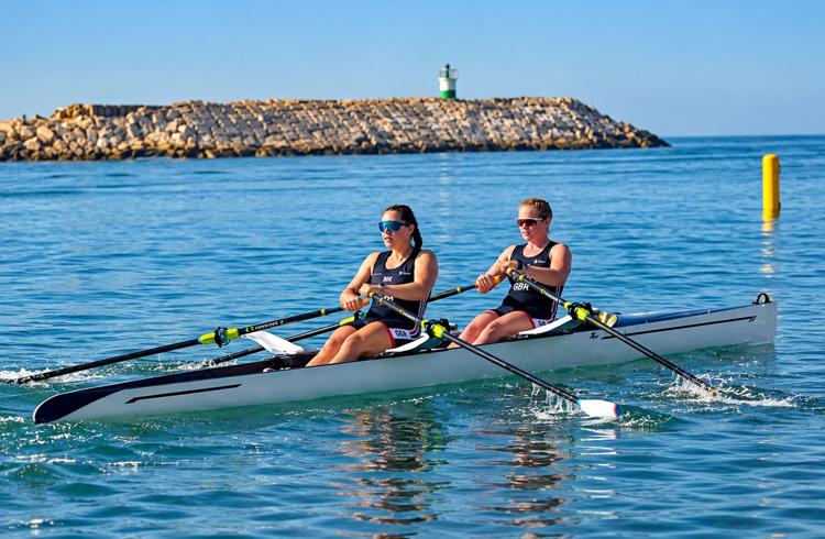 Rowers In Boat