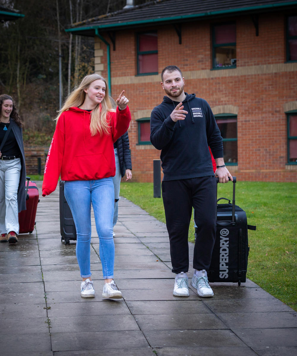 International Students Arriving 1
