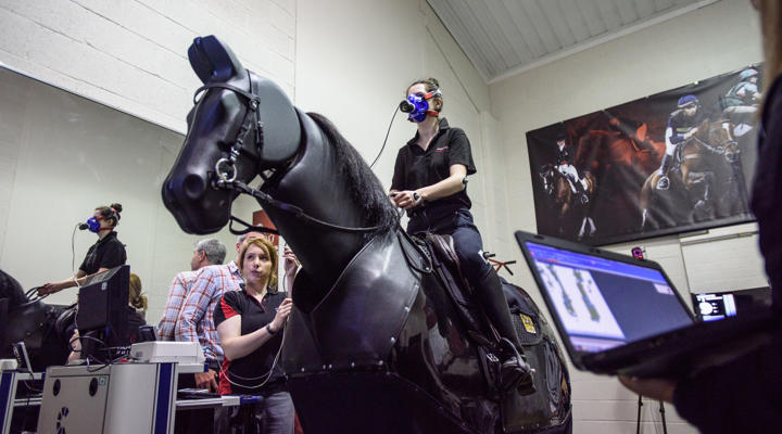 Rider At The Hartpury Rider Performance Centre