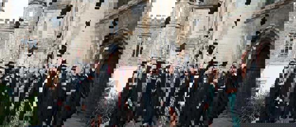 Graduation-Throwing-Hats