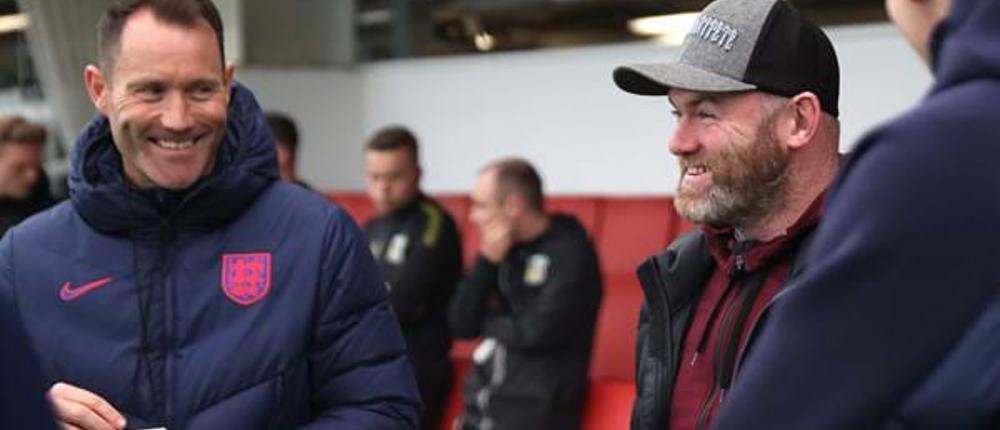 Steve Guinan And Wayne Rooney