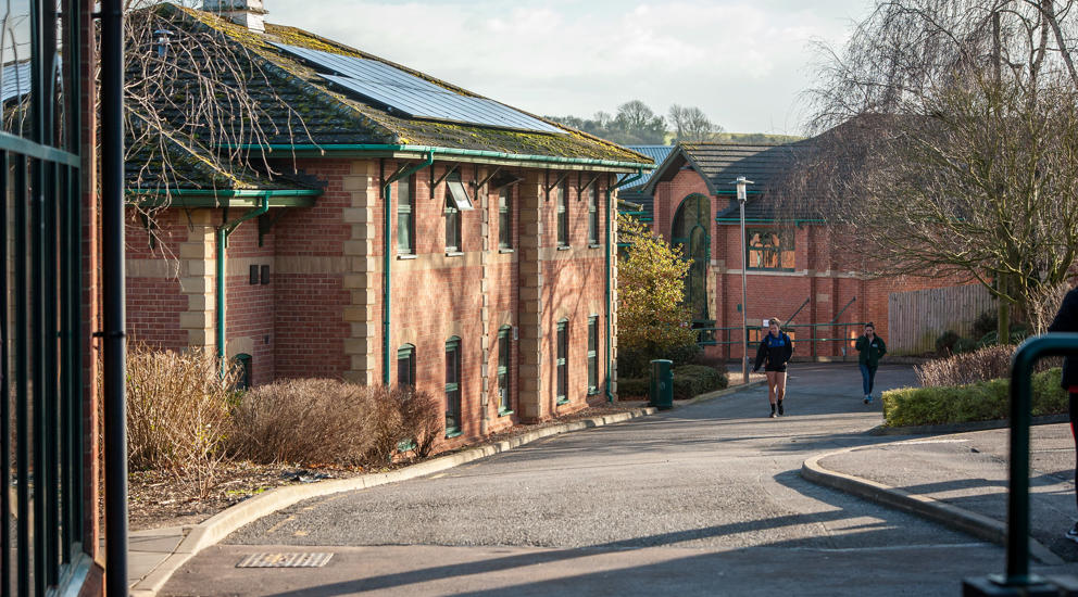 Campus Accommodation Outside