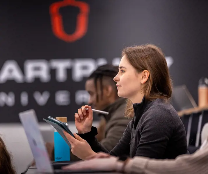 HE Student In Lecture Theatre