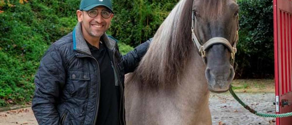 Tauseef-Qadri-With-Horse