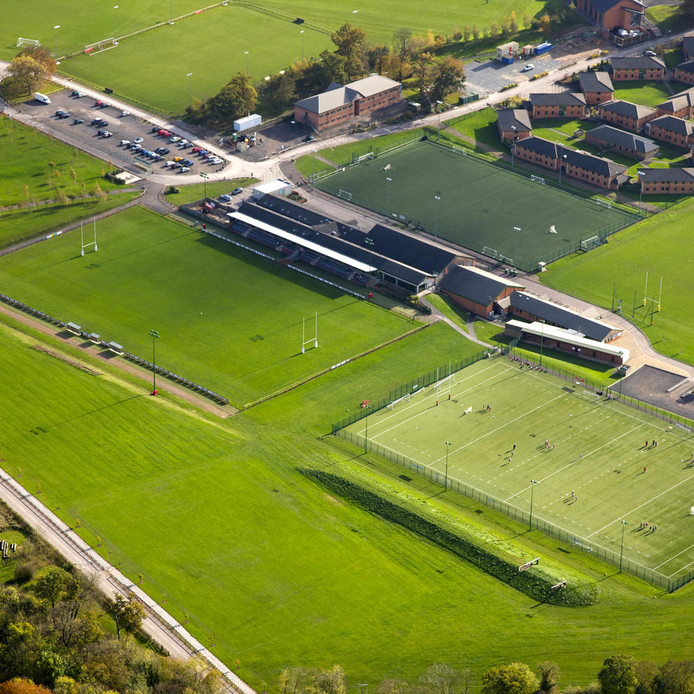 Sports Pitches Aerial