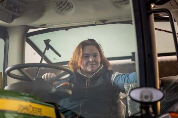 Agriculture-Student-On-Tractor