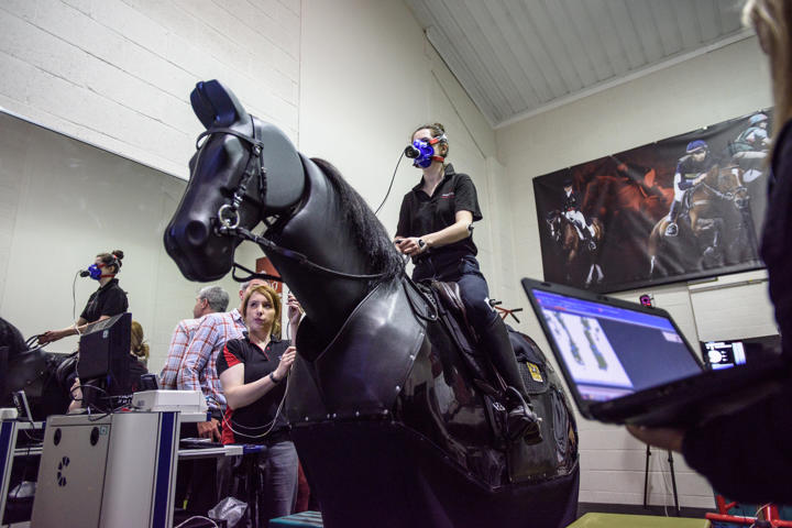 Students Using Rider Performance Centre