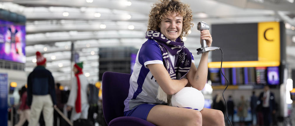 Ellie Kildunne Heathrow Airport