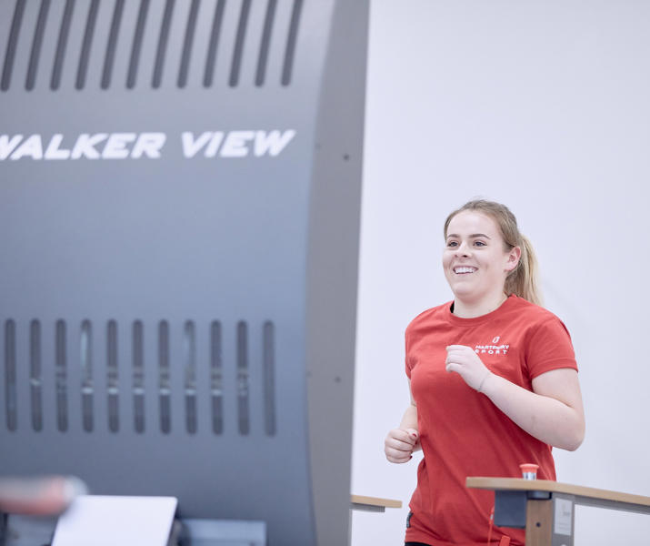Runner On Treadmill