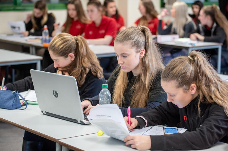 Hartpury College Students Class Equipment