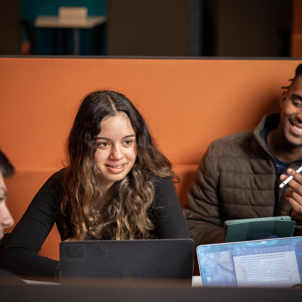 Group Of Students In Study Lounge