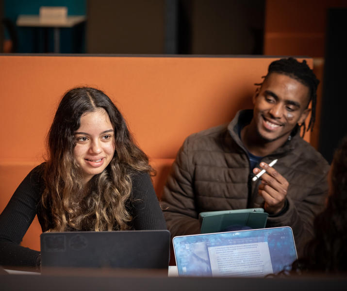 Group Of Students In Study Lounge