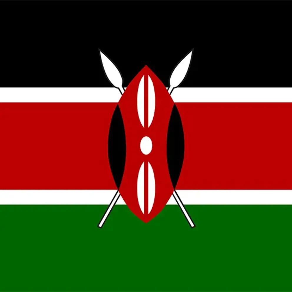 Flag Kenya