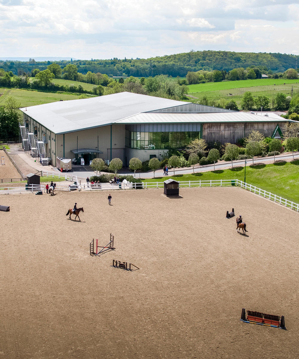 Aerial View Of Hartpury Equine